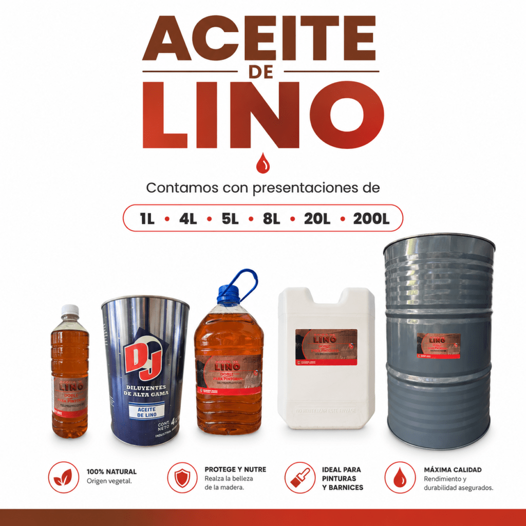 Aceite de lino categoria - Dionisio Jorge